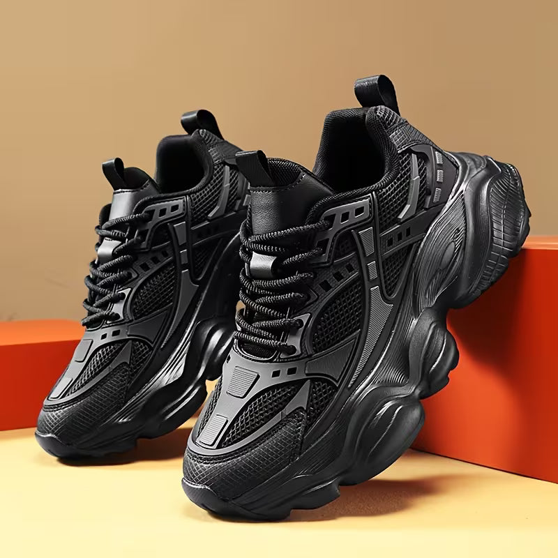 Men's Black Athletic Sneakers