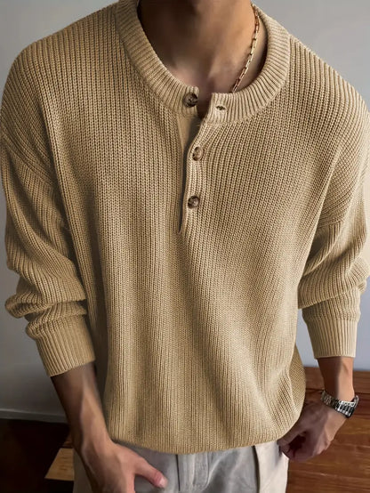 Men's Beige Sweater