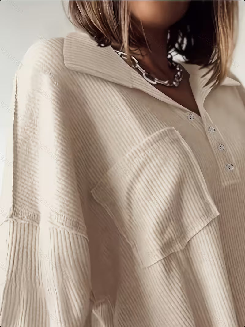 Women's Oversized Puffed Sleeve Blouse