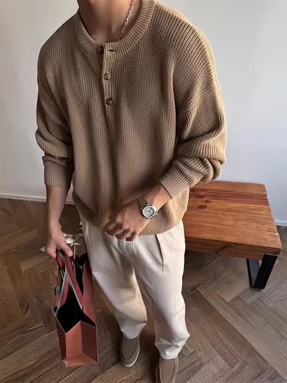 Men's Beige Sweater