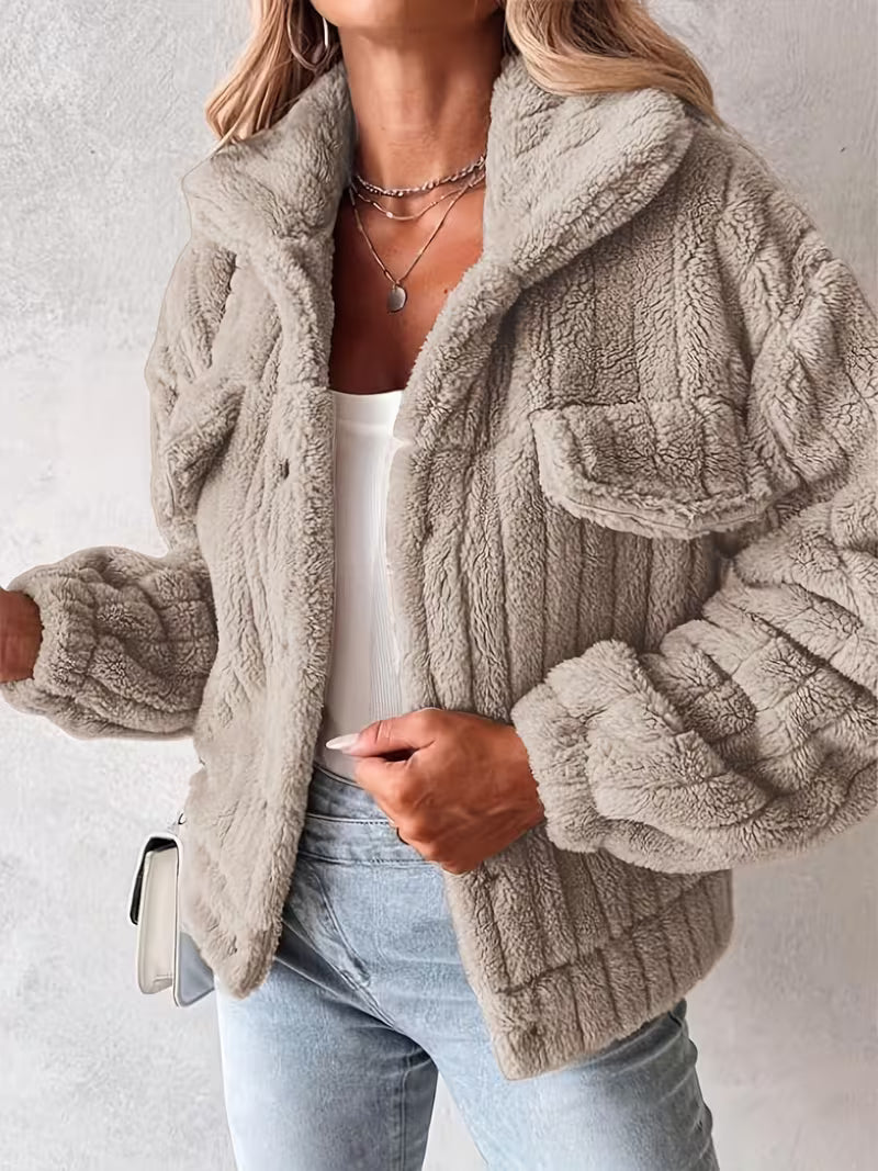 Women's Realistic Teddy Bear Jacket