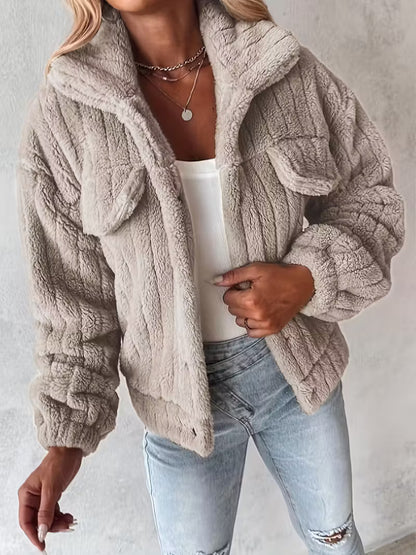 Women's Realistic Teddy Bear Jacket
