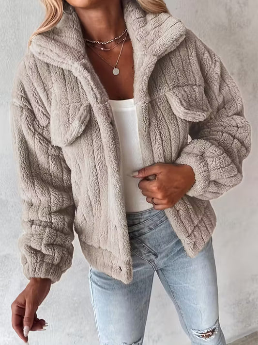 Women's Realistic Teddy Bear Jacket