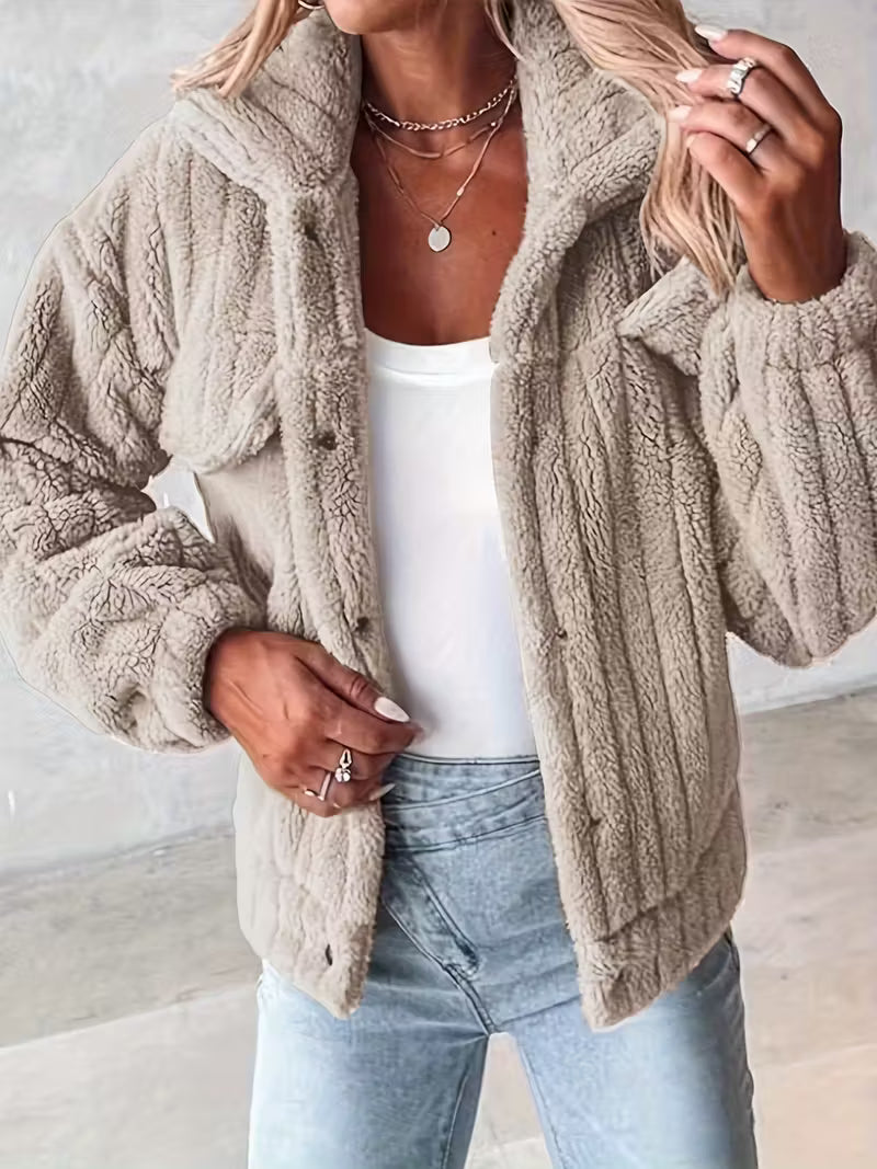 Women's Realistic Teddy Bear Jacket