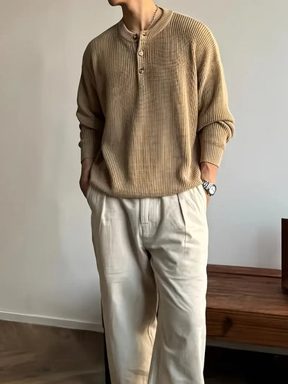 Men's Beige Sweater