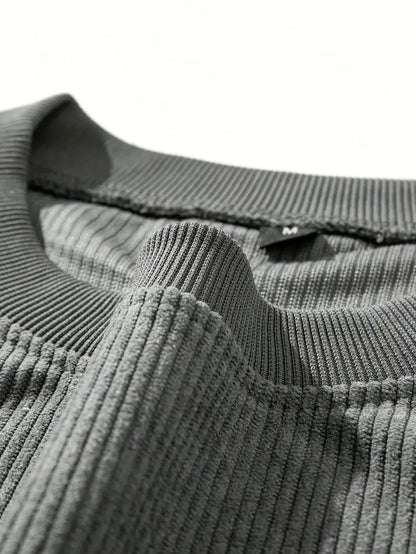 Men'S Casual Long Sleeve Crew Neck Sweatshirt