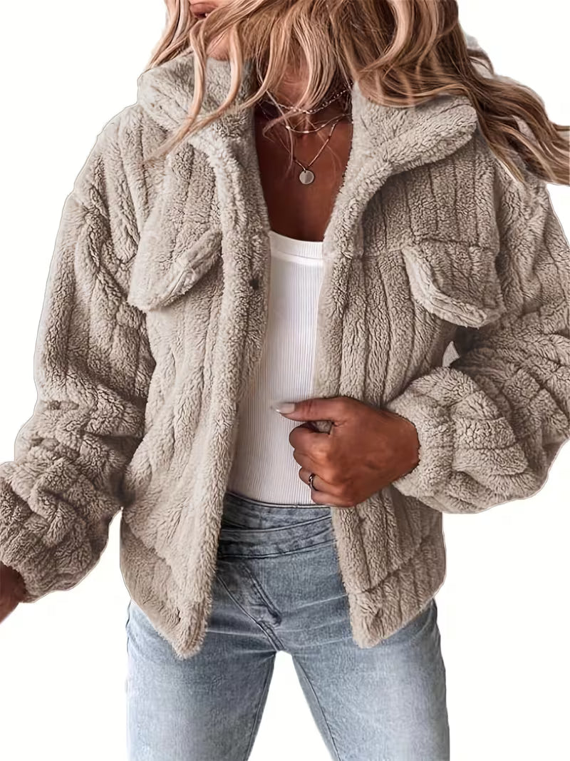 Women's Realistic Teddy Bear Jacket